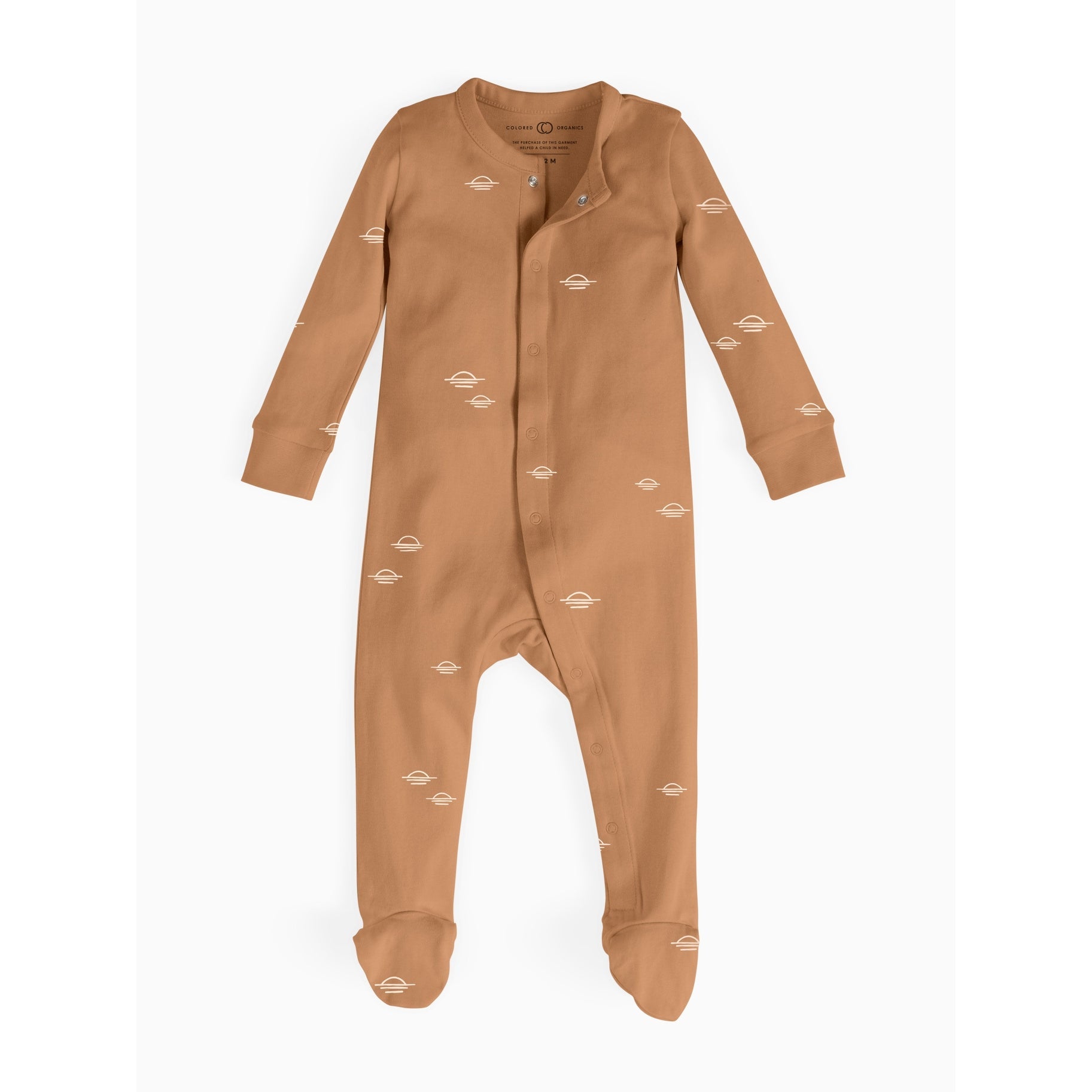 Skylar Footed Sleeper | Sunrise Print - LAST ONE 12/18M & 18/24M