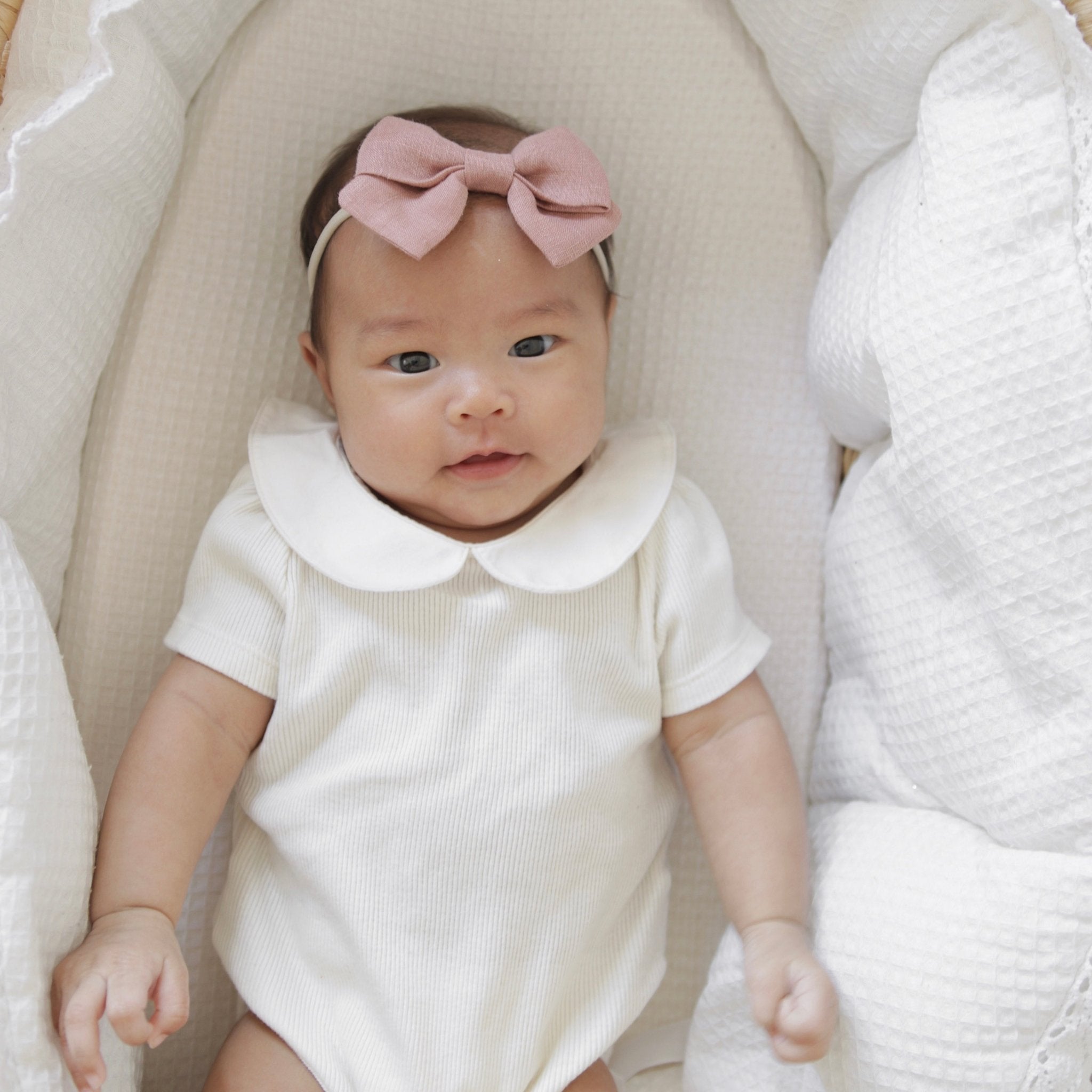 Smoky Salmon | Medium Sailor Bow