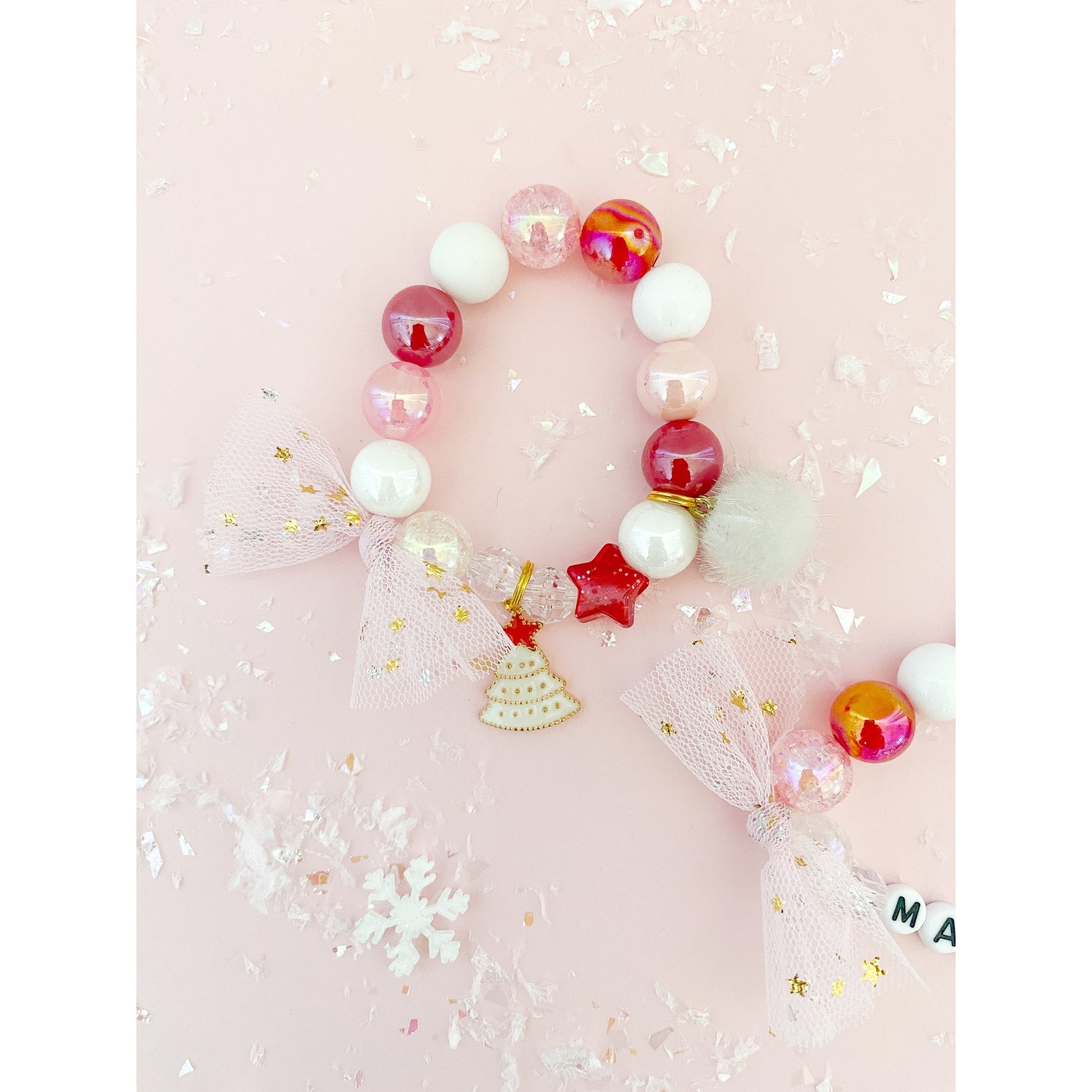 Snowy Tree Charm Bracelet