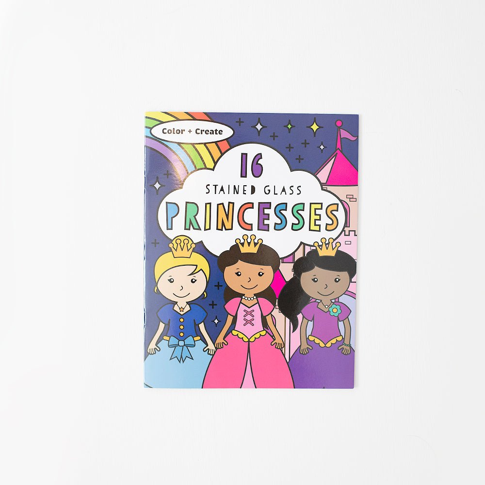 Stained Glass Coloring | Princesses