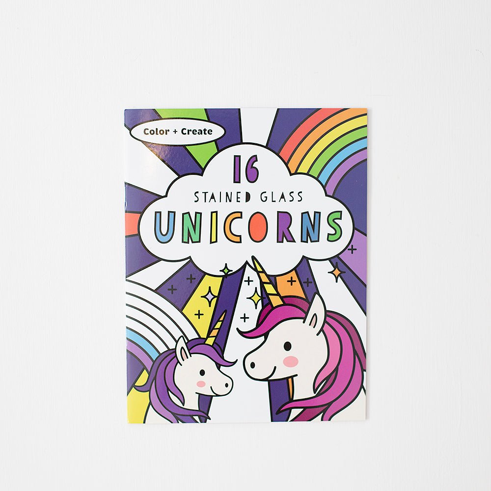 Stained Glass Coloring | Unicorns