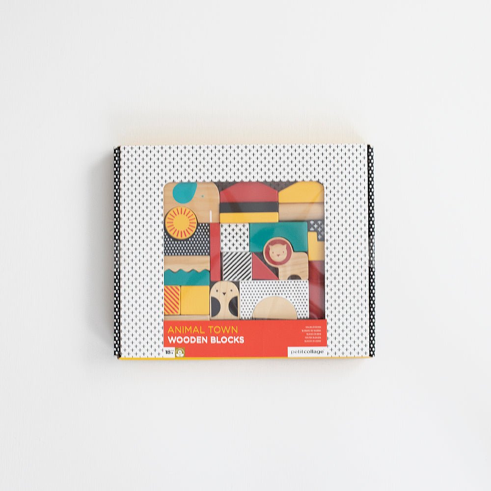 Wooden Blocks Animal Town