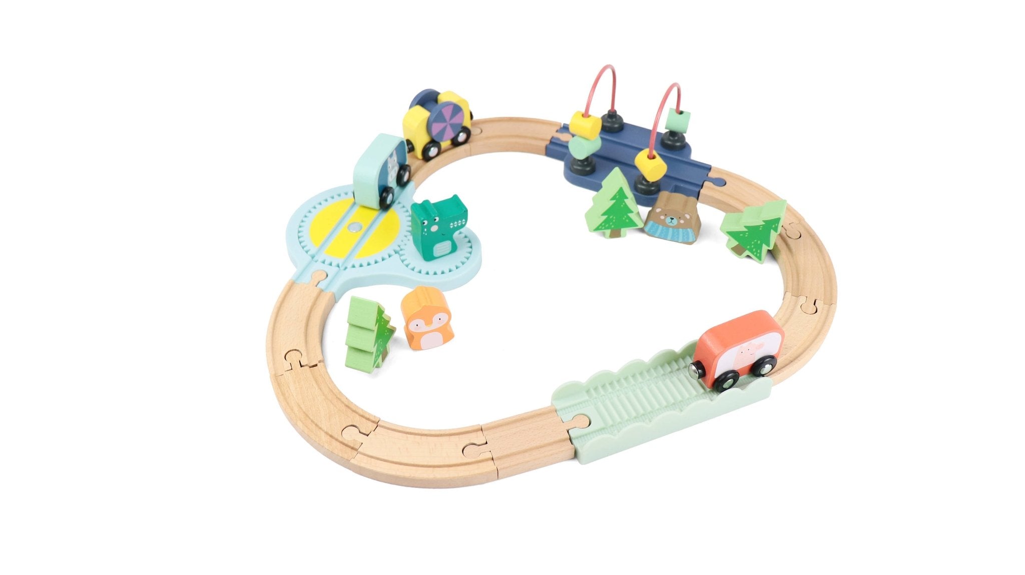 Wooden Railway Jungle 22 - Piece Animal Set