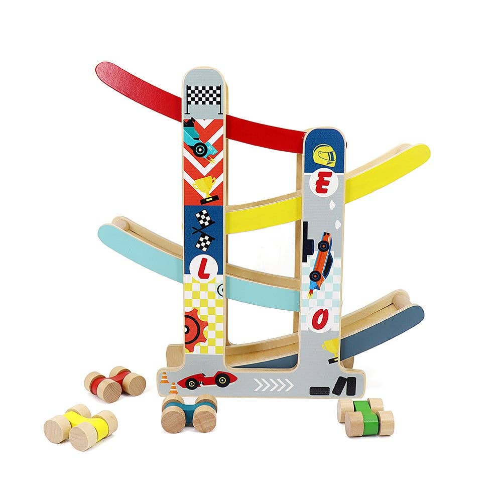 Wooden Ramp Racer Track