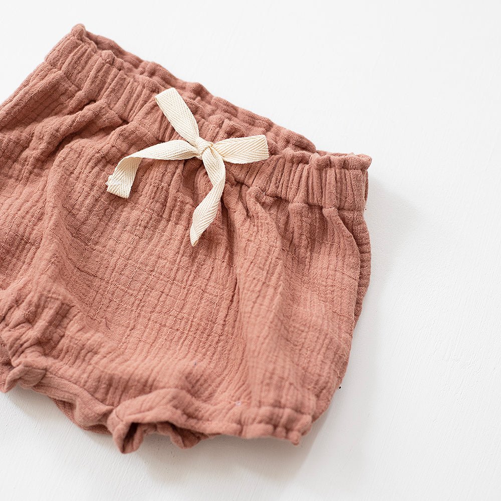 Woven Bloomer | Coral Clay
