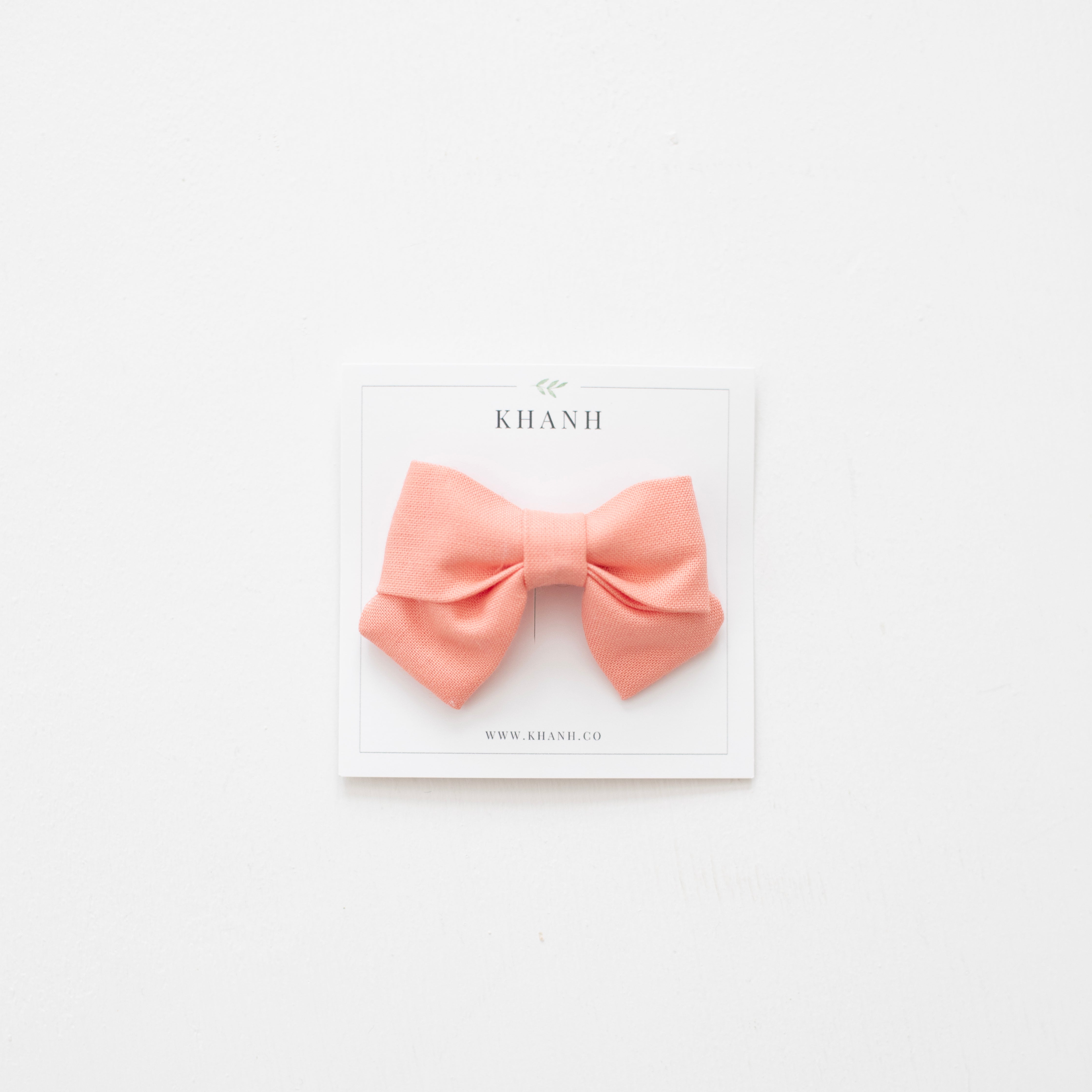 Salmon | Petite Sailor Bow