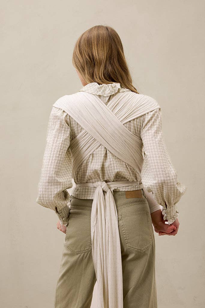 Oat Heritage Dot Wrap