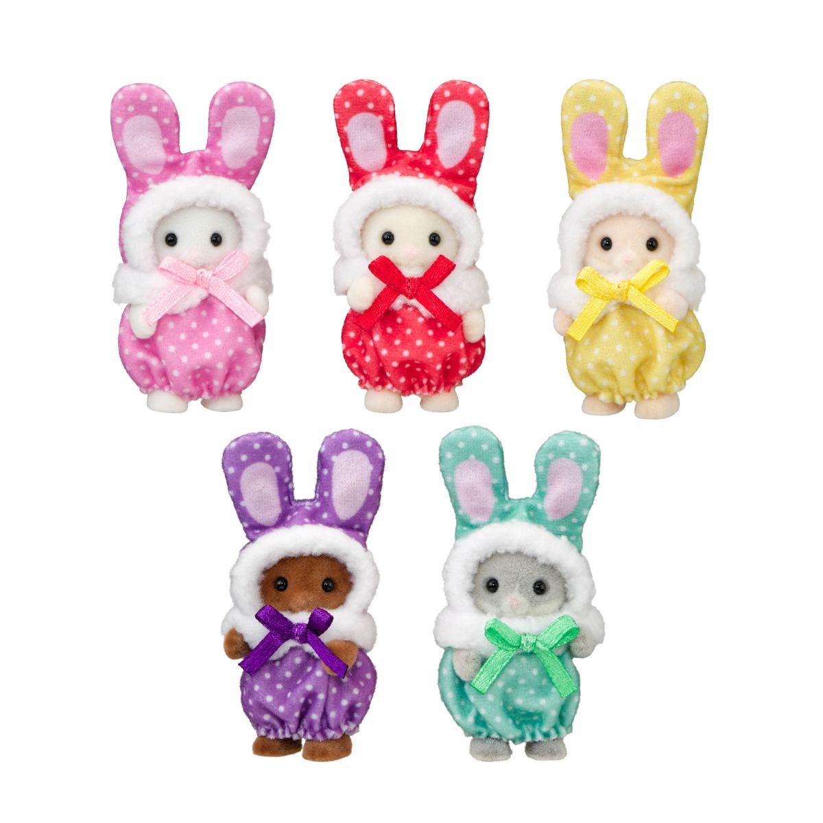 Cutie Collectibles -Colorful Bunny Costume Babies