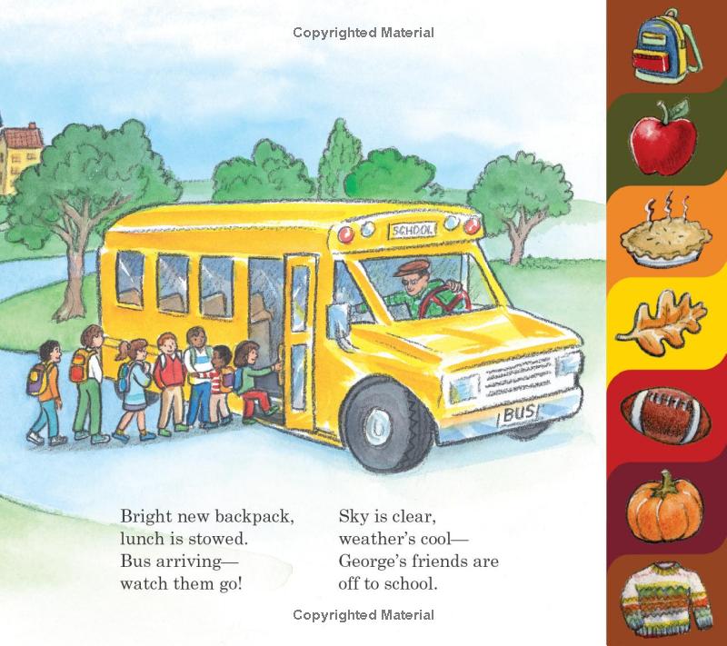 Curious George Curious About Fall Tabbed