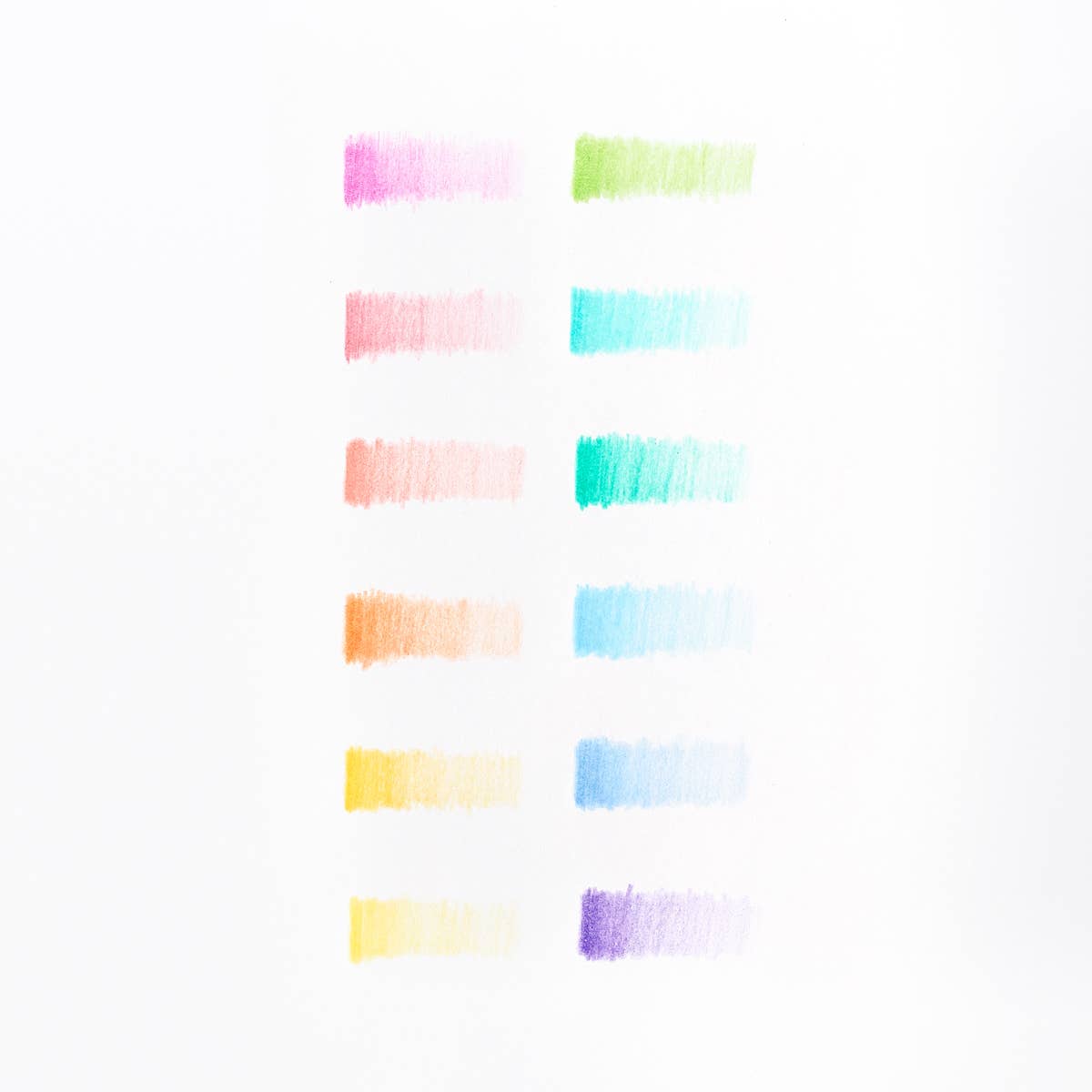 Pastel Hues Colored Pencils