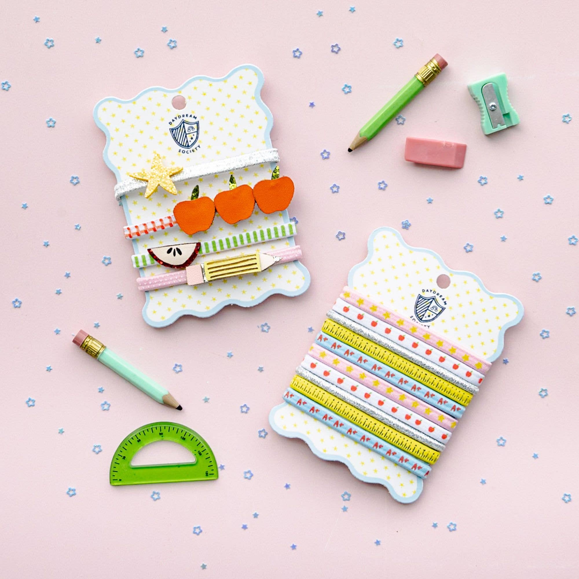 Smarty Pants Embellished Hair Tie Set