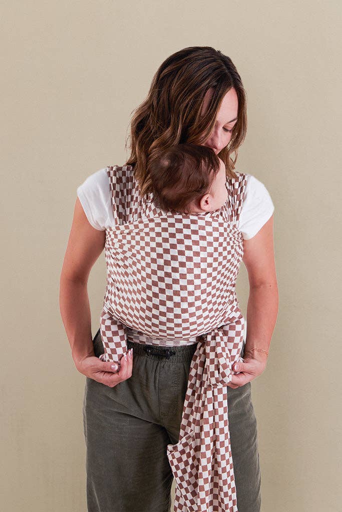 Mocha Chequer Wrap