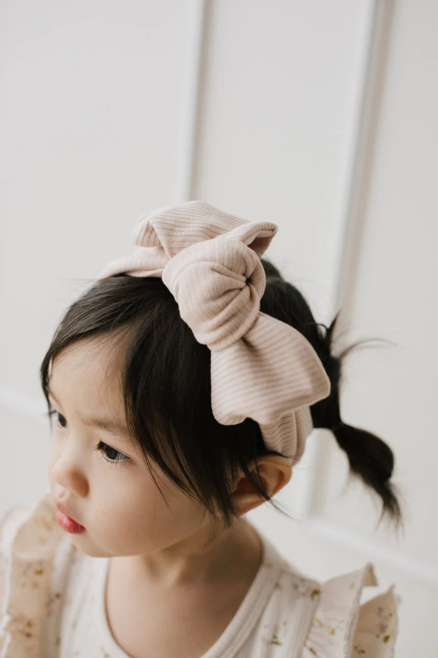 Organic Cotton Modal Lilian Headband || Rose Dust