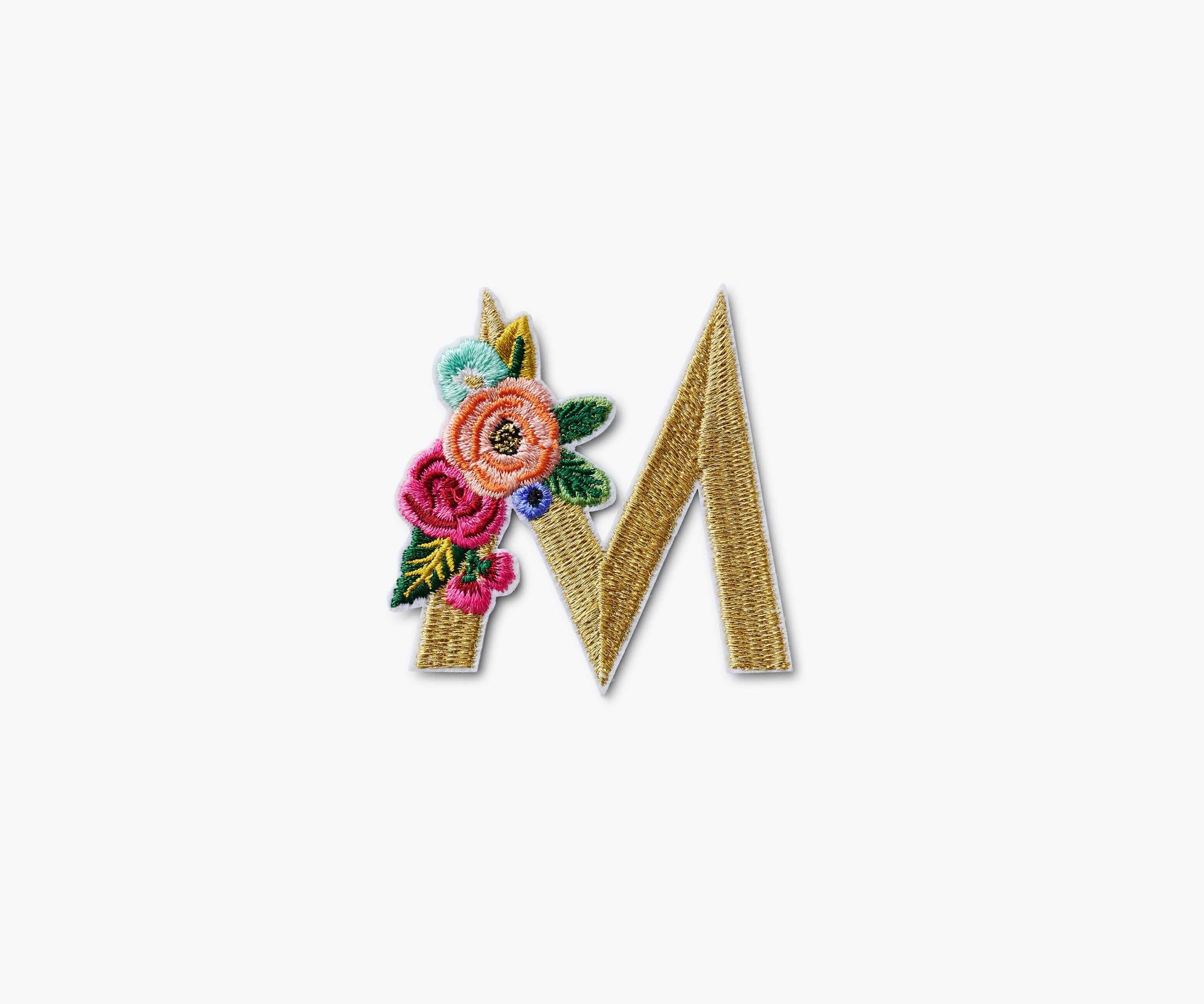 Garden Party Monogram Patch