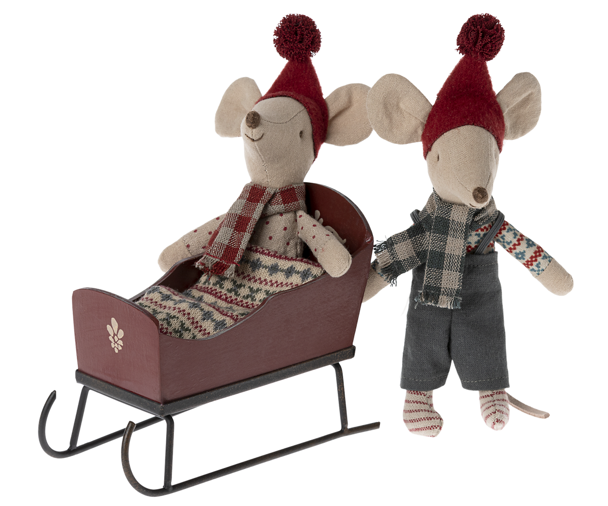 Sleigh, Mouse - Red