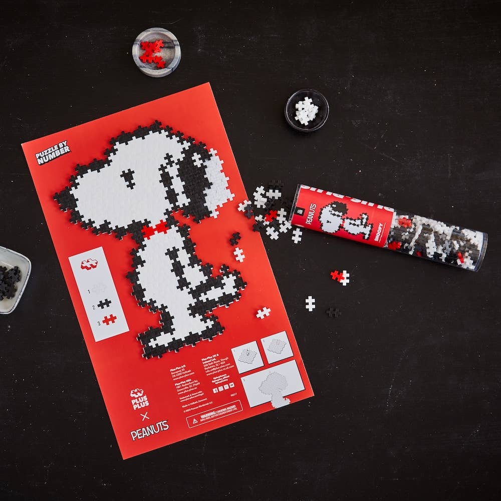Peanuts Puzzle By Number || Snoopy
