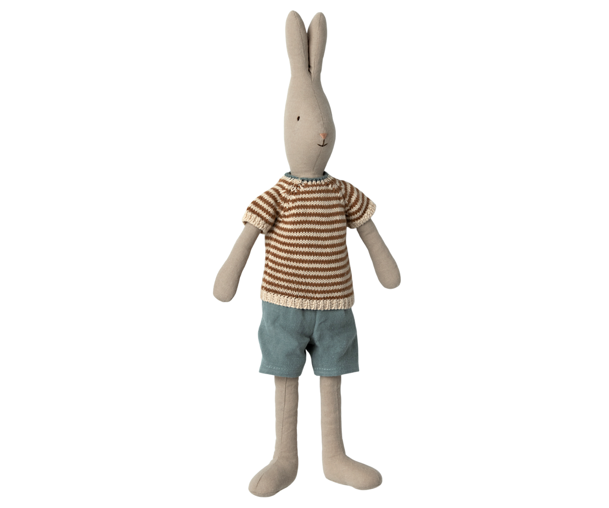 Rabbit, Size 3 - Classic - Knitted shirt and shorts