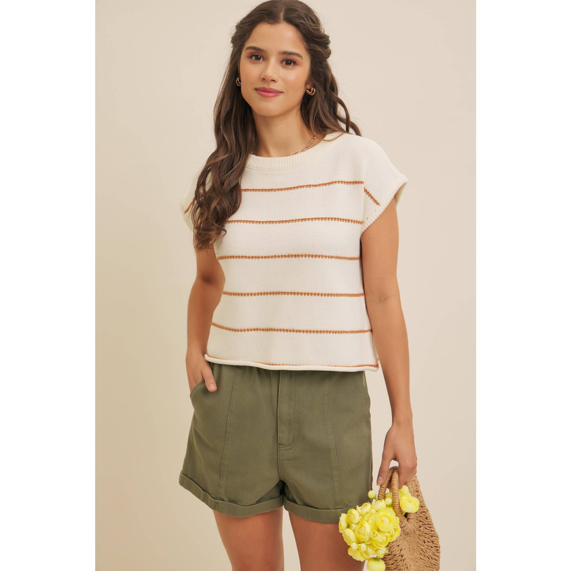 Sweater Top || Stripe