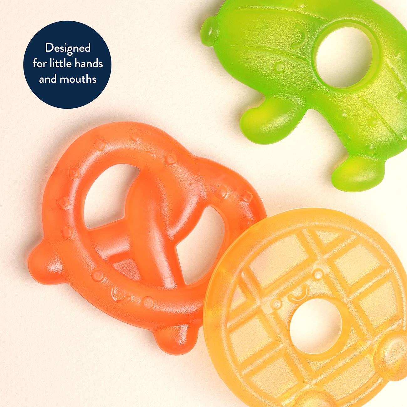 Cutie Coolers™ Water Filled Teethers (3-pack) || Silly Foods