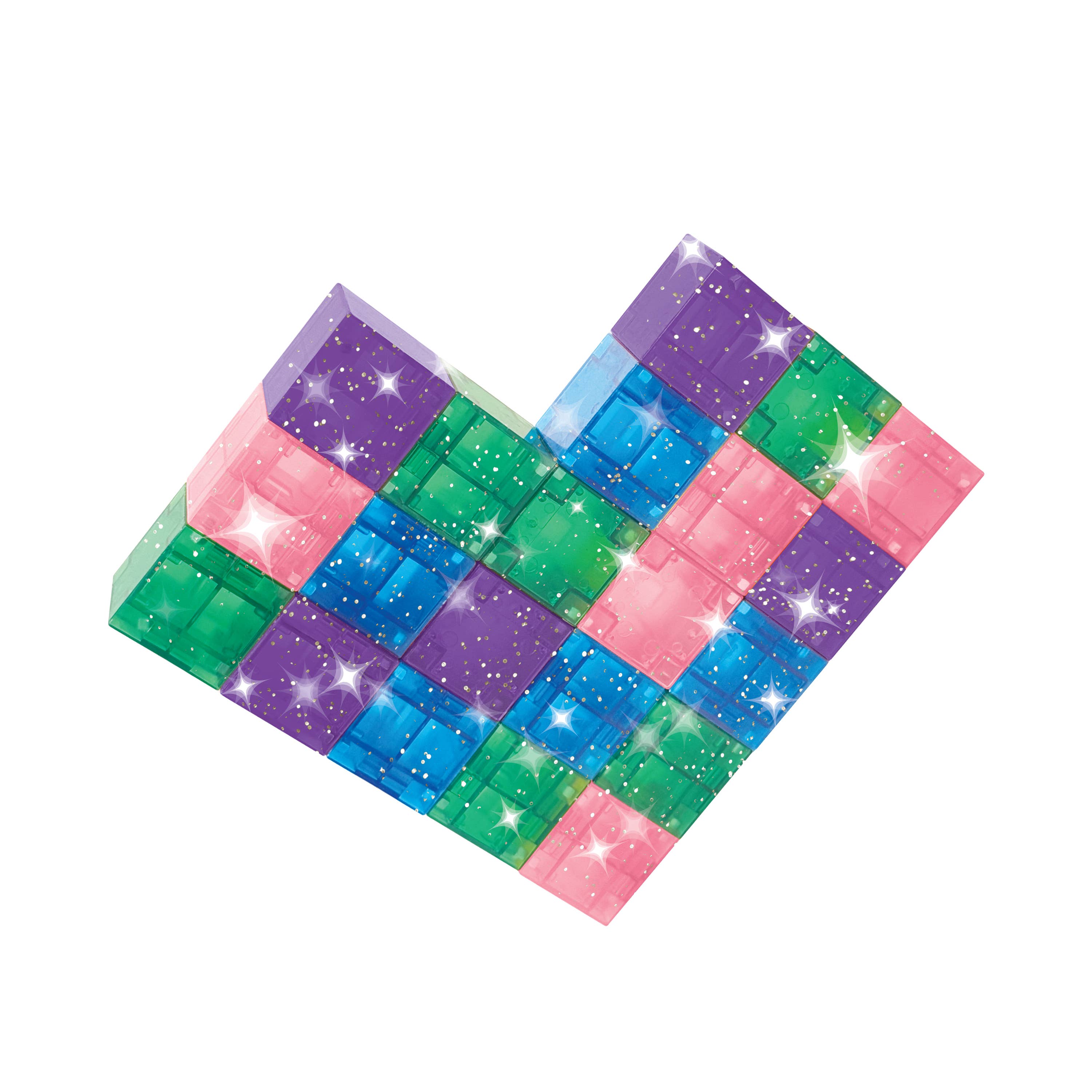 Crayola Glitter PIP Magnetic Cubes 24pc