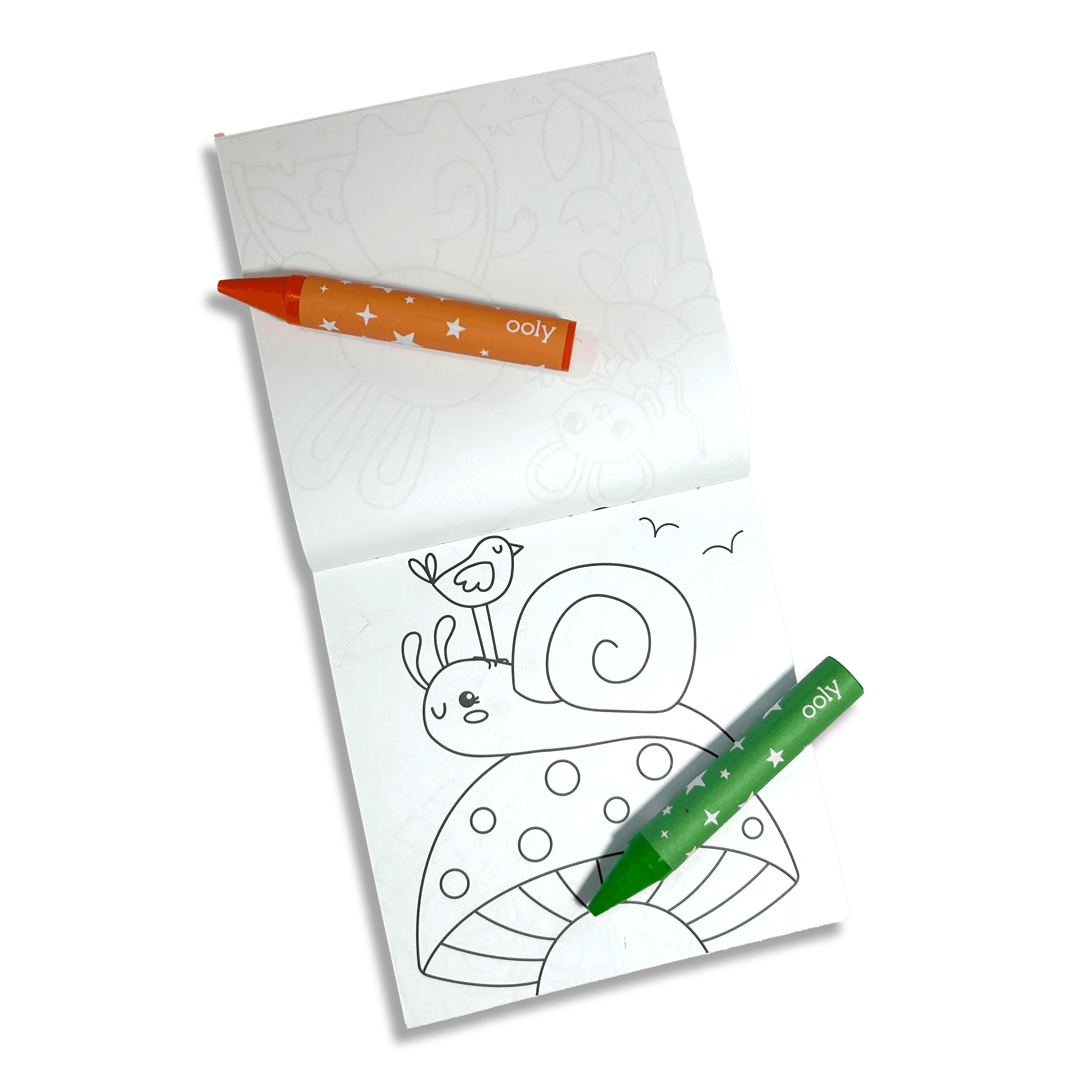 Carry Along! Coloring Book and Crayon Set | Garden Pals