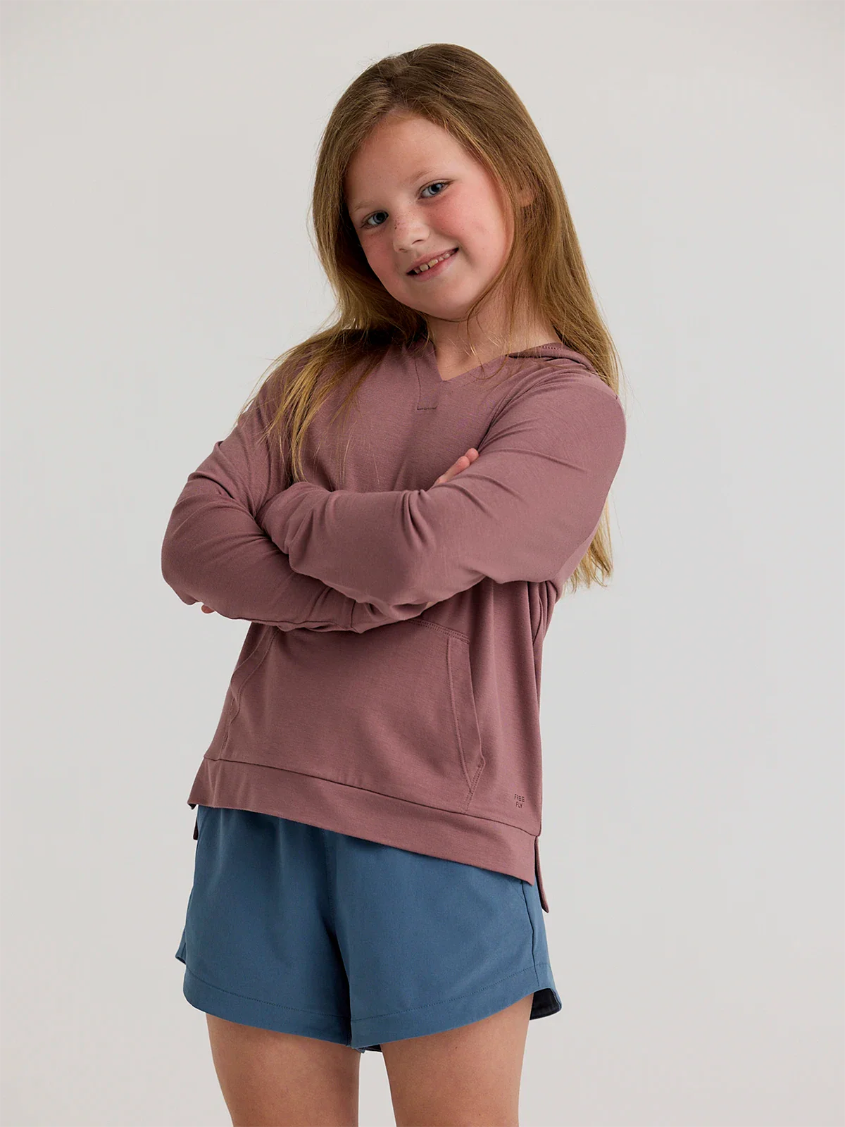 Girls' Bamboo Shade Hoodie || Fig (Youth)
