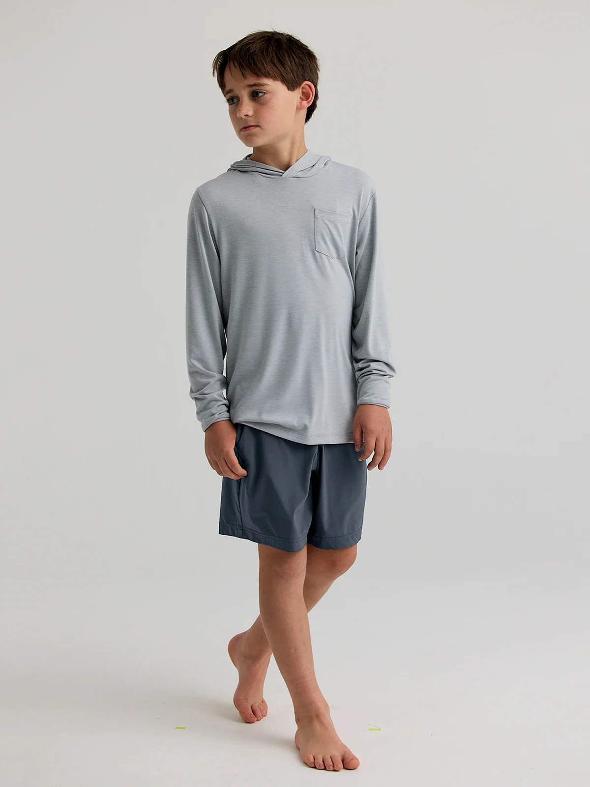 Boy's Breeze Shorts || Storm Cloud - Youth