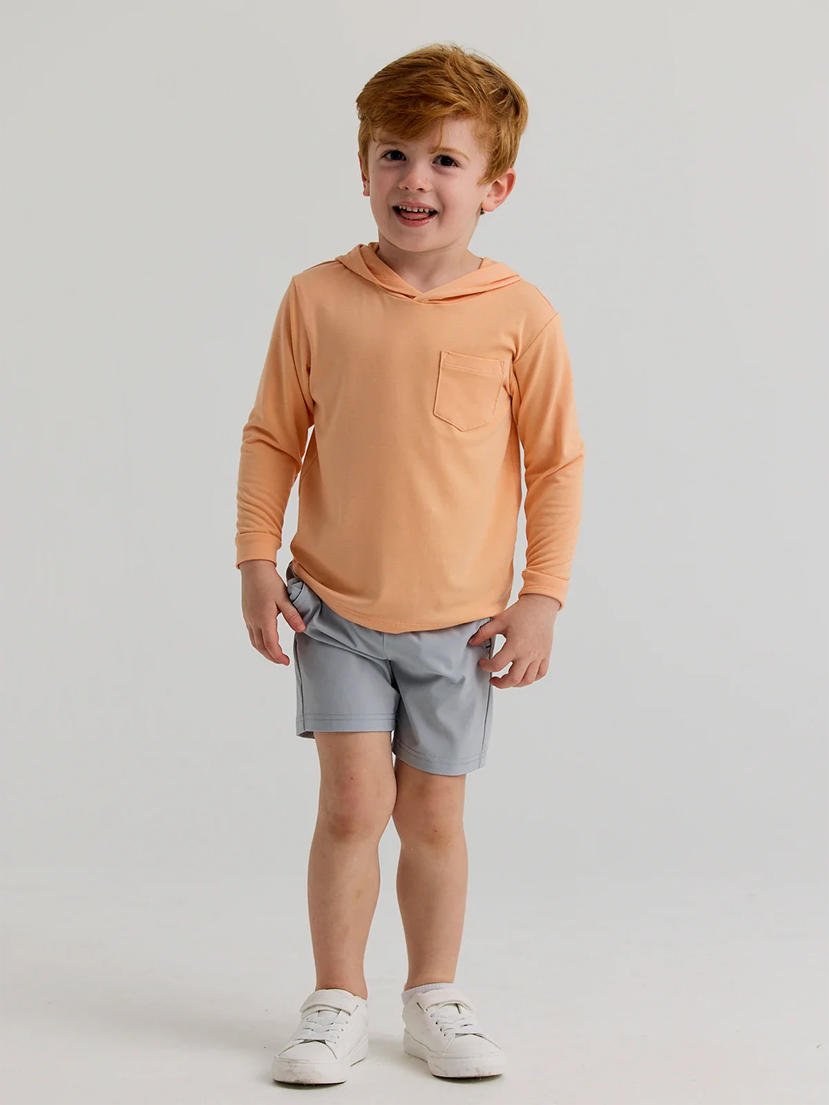 Boy's Breeze Short || Aspen Grey -Toddler