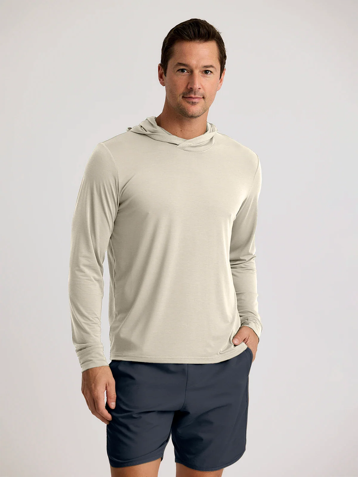 Men's Elevate Lightweight Hoodie || Heather Birch