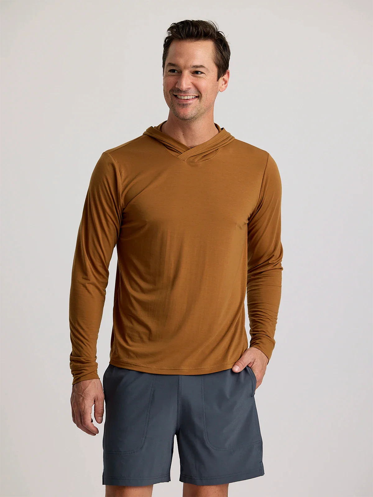 Men's Elevate Lightweight Hoodie || Russet