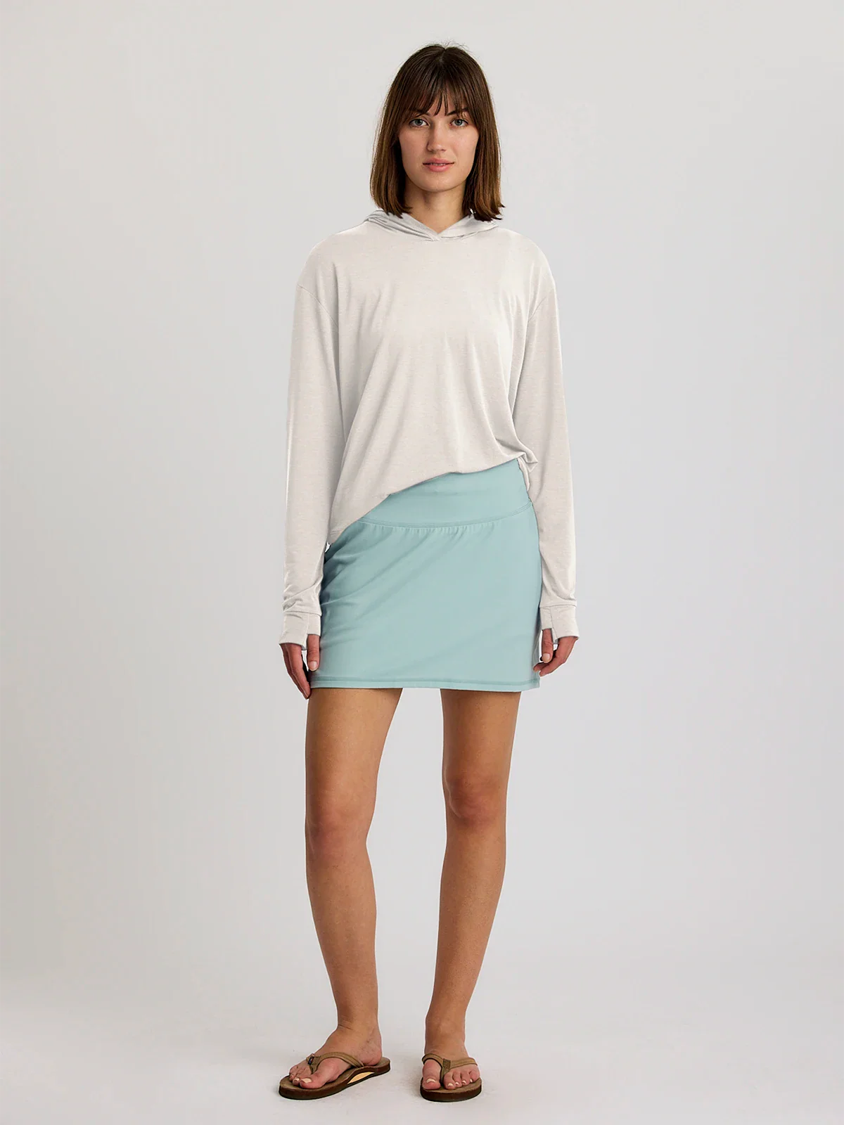 Women's Elevate Lightweight Hoodie || Heather Birch