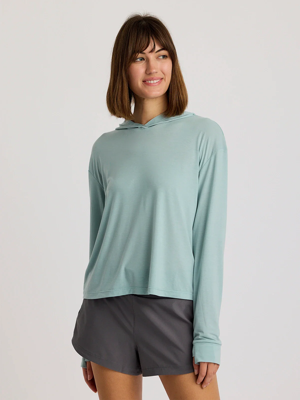 Women's Elevate Lightweight Hoodie || Ocean Mist