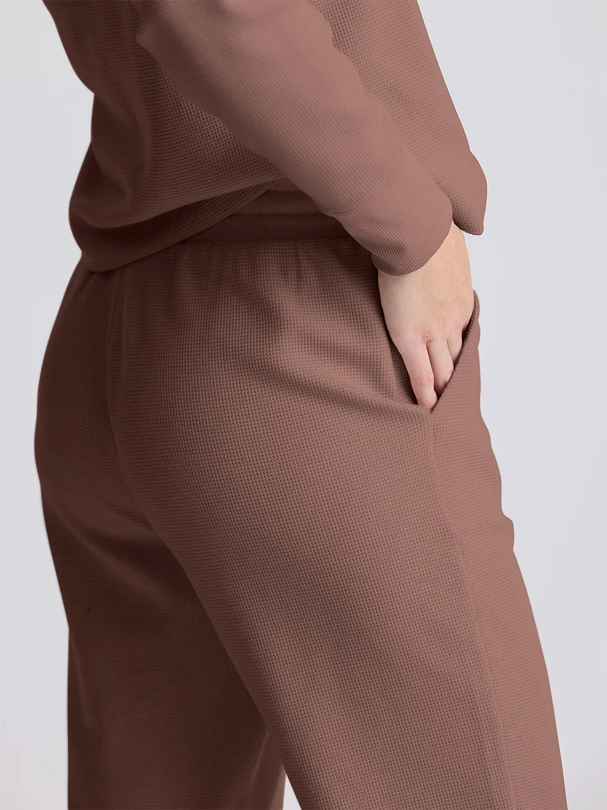 Women's Waffle Jogger || Fig
