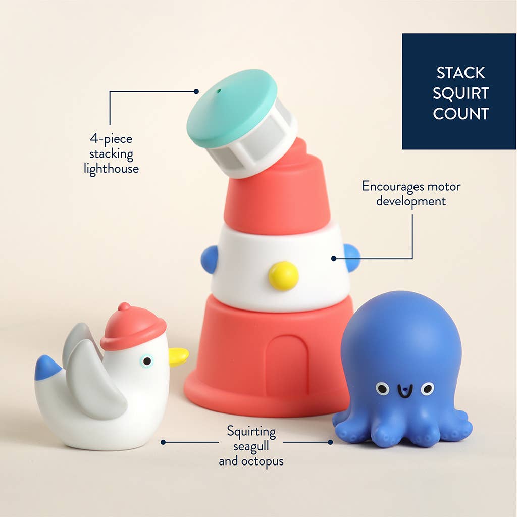 Stack & Squirt™ Bath + Water Toy