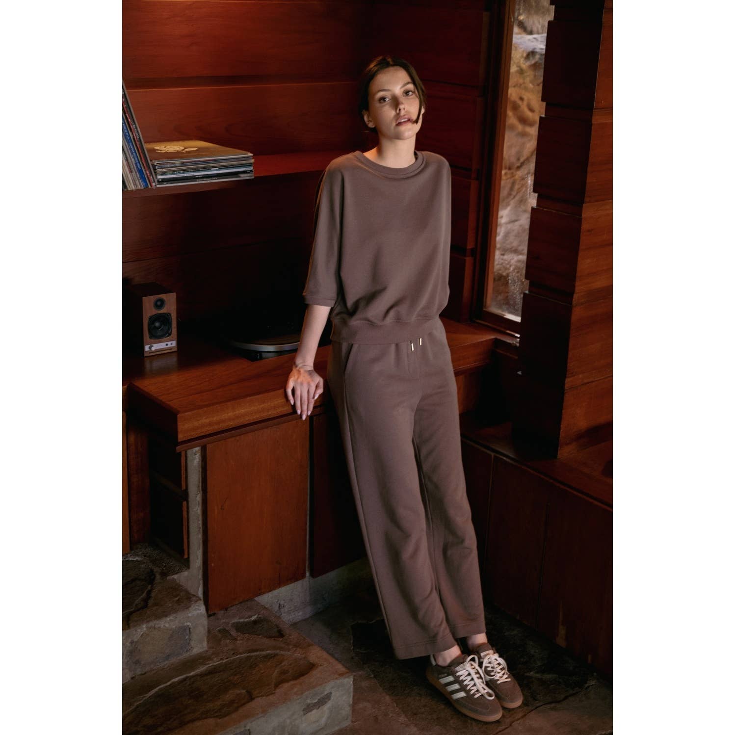 Straight Leg Pants || Truffle