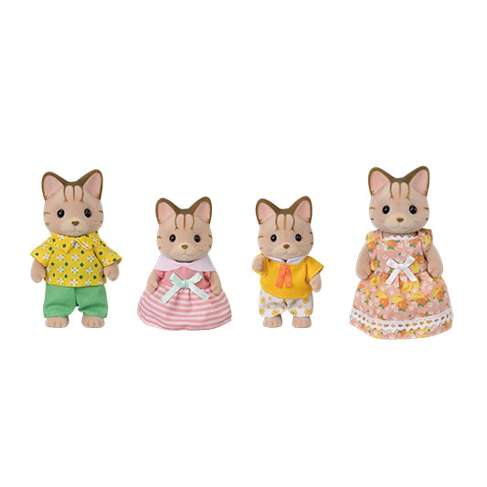 Striped Cat Family