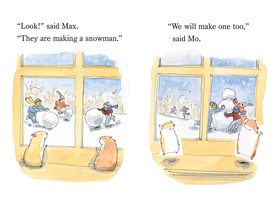Max & Mo Make a Snowman