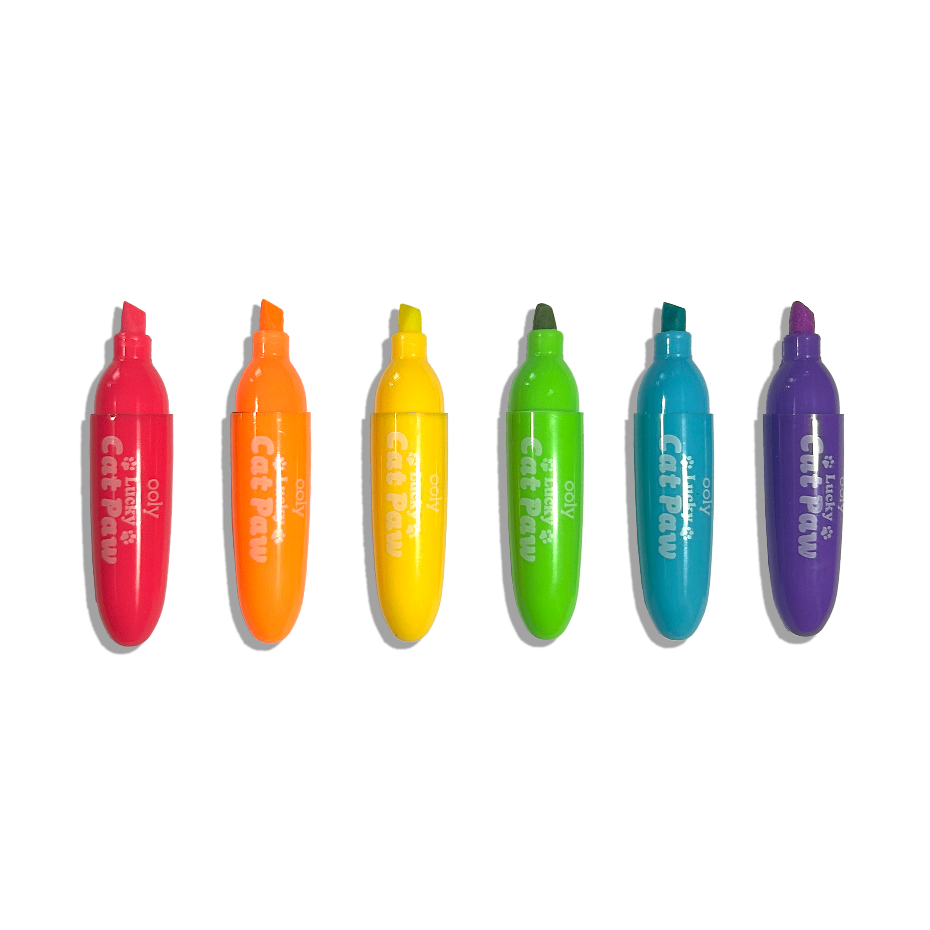 Lucky Cat Paw Neon Highlighters || Berry Scent