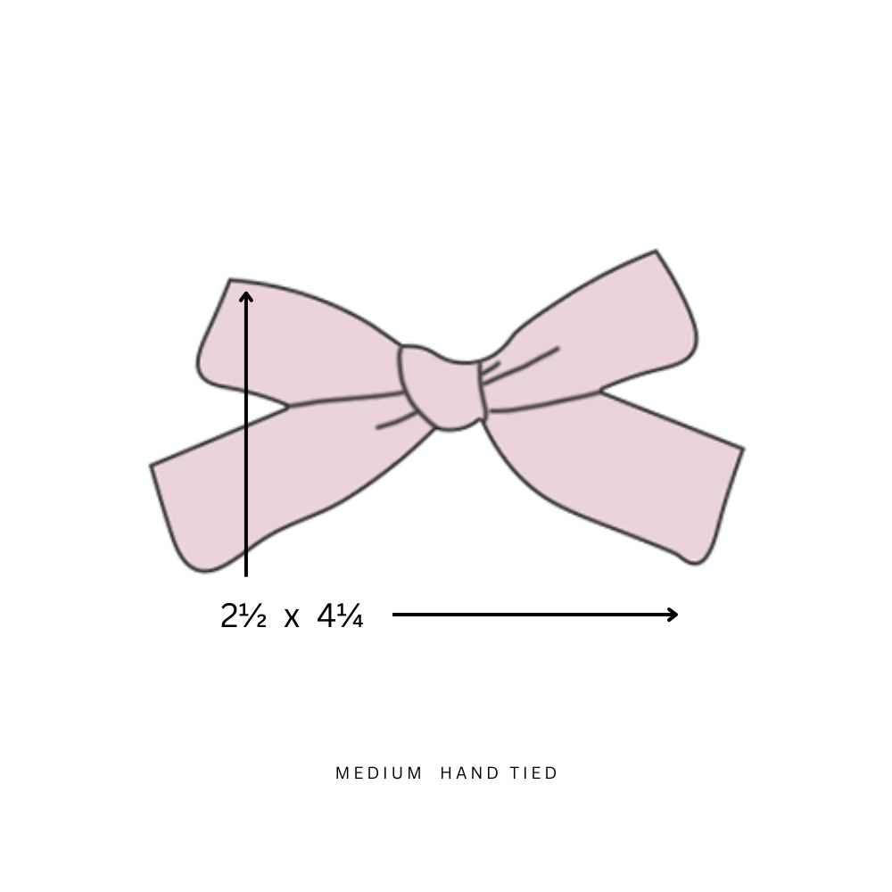 Jean | Medium Hand Tied Bow