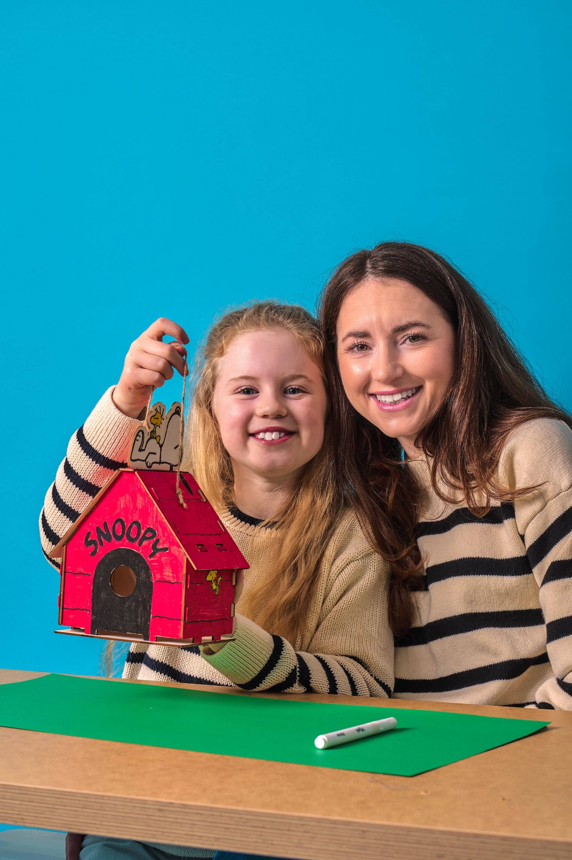 OOLY x Peanuts - Color-in' Wooden Birdhouse Kit