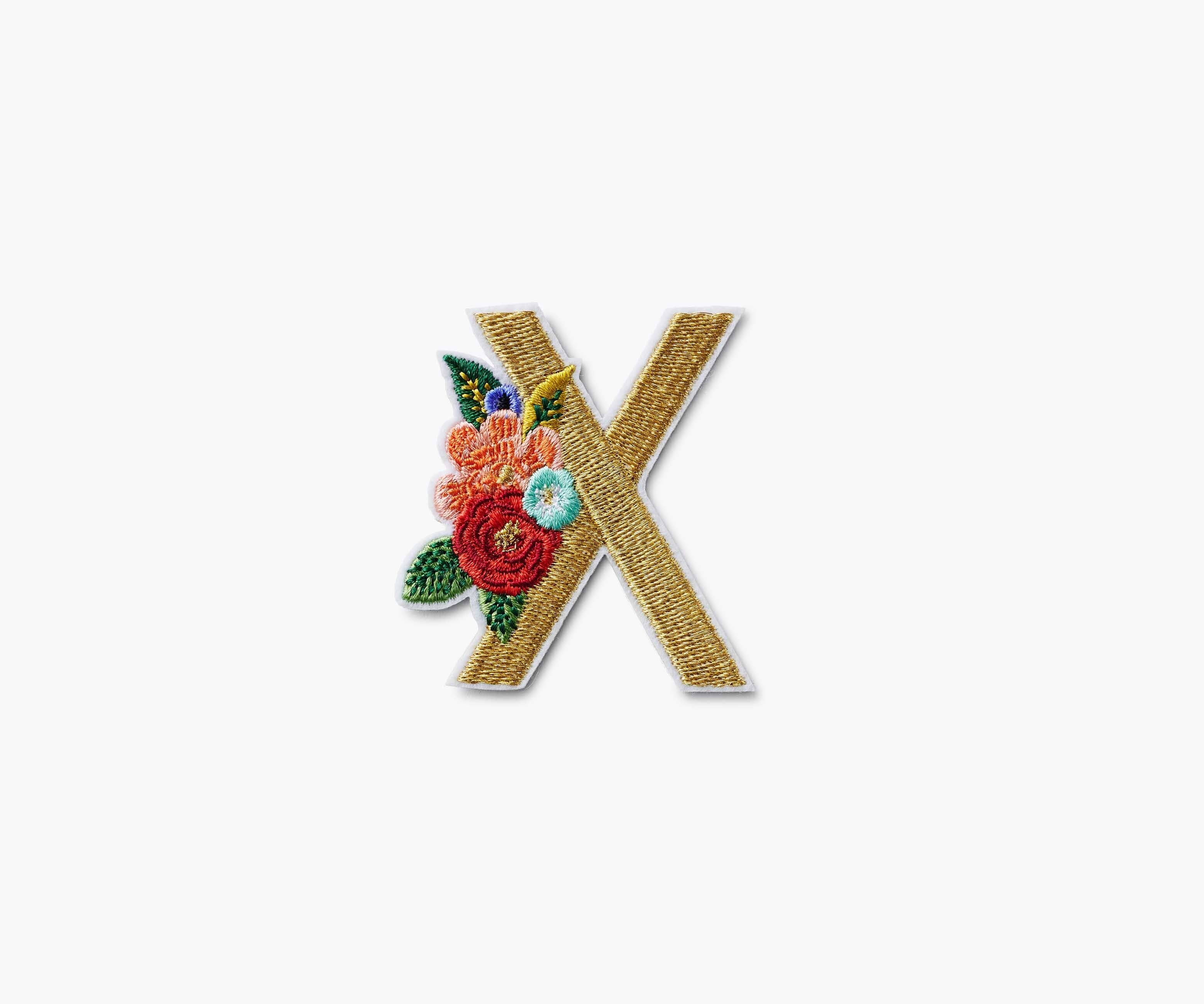 Garden Party Monogram Patch