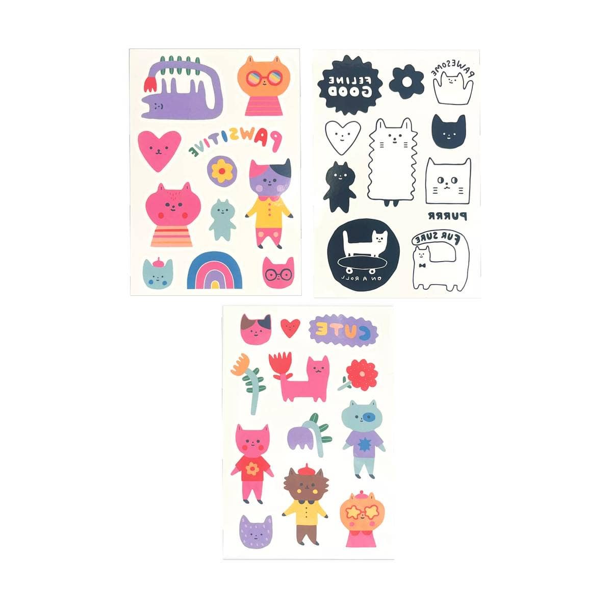 Mini Tattoo Palooza Temporary Tattoos X Suzy | Pawsitive Cat