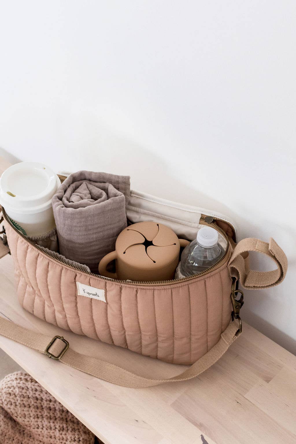 Universal Stroller Caddy Organizer | Clay