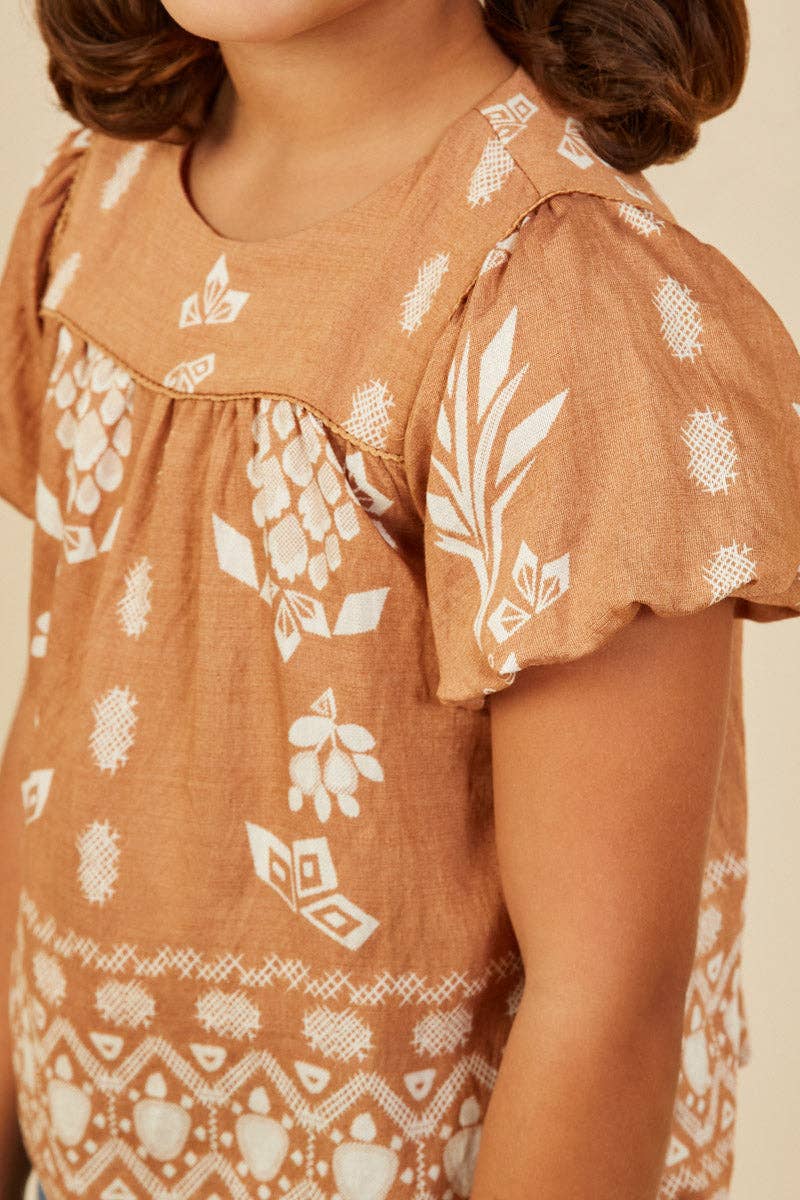 Terra Geo Bloom Top (Tween)