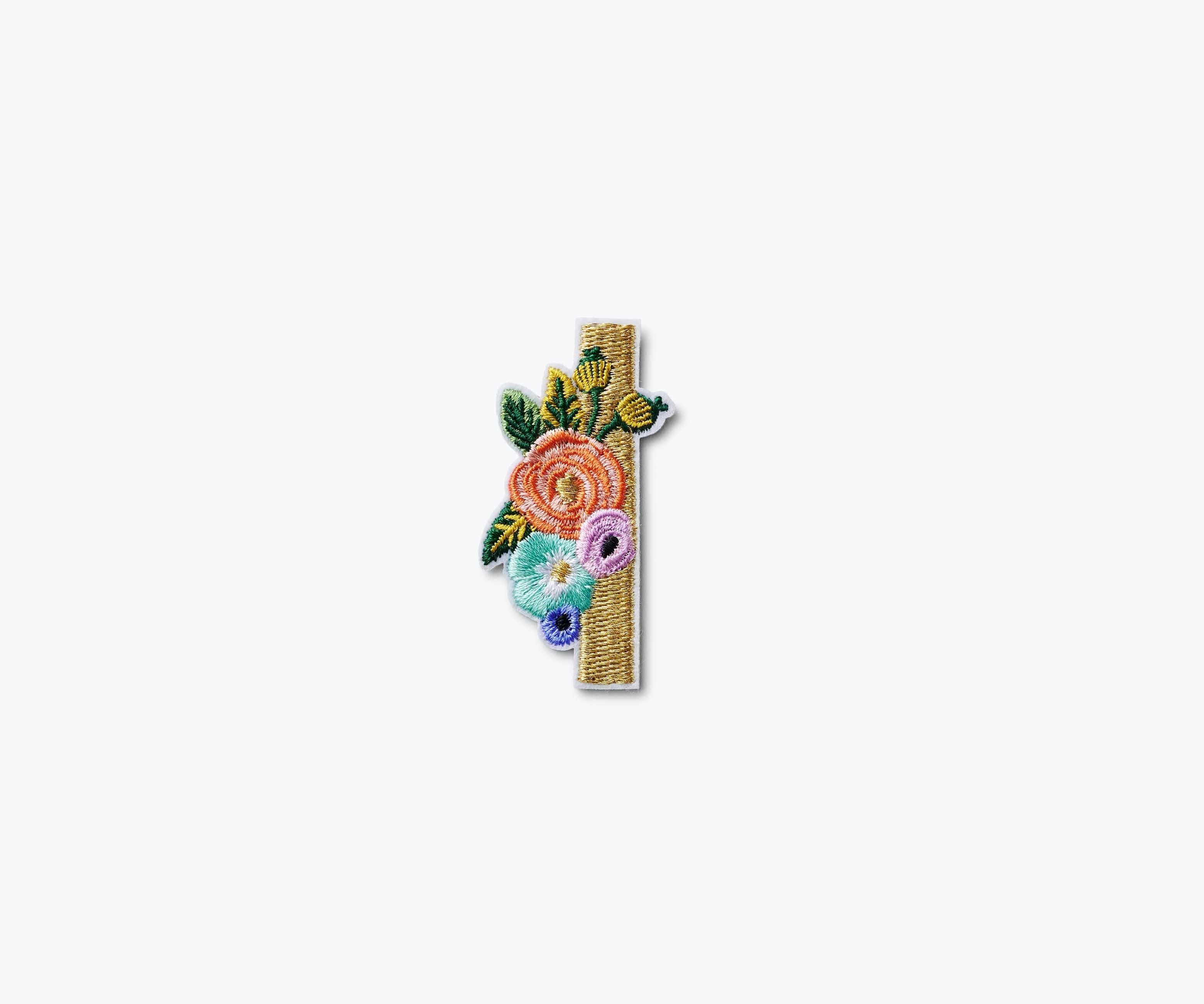 Garden Party Monogram Patch