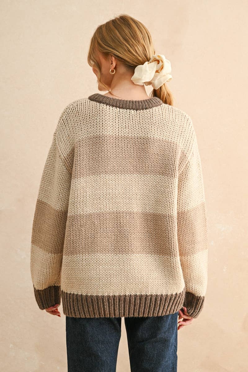 Haven Striped Knit Sweater