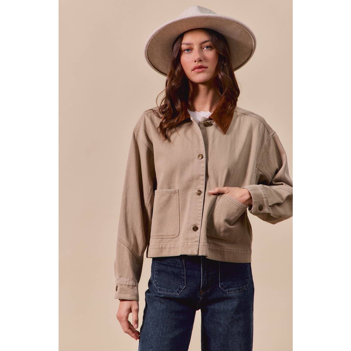Rowan Cropped Barn Jacket