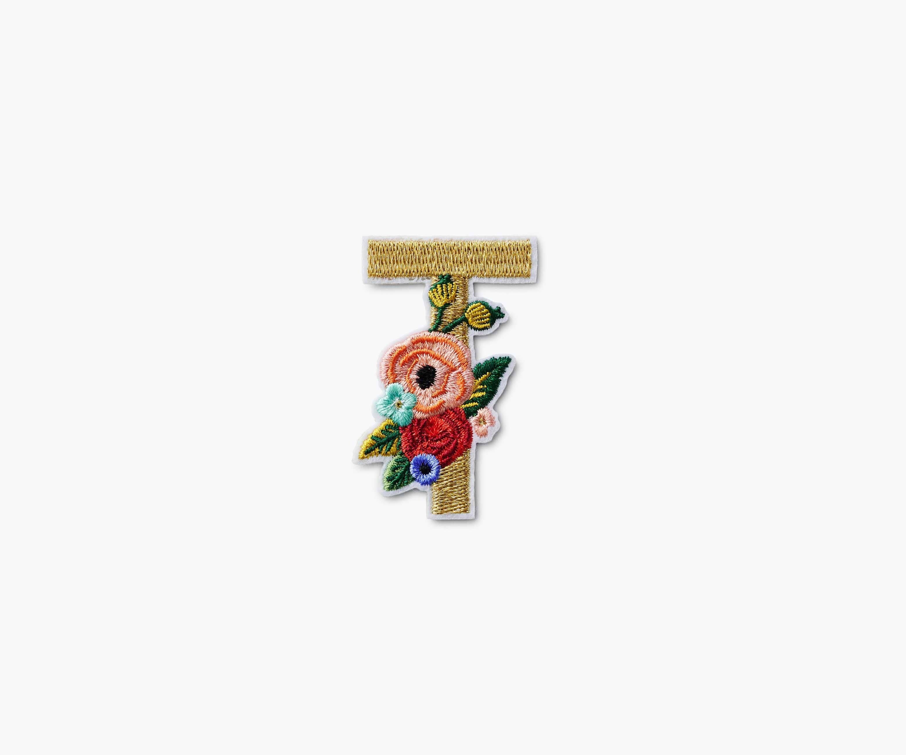 Garden Party Monogram Patch
