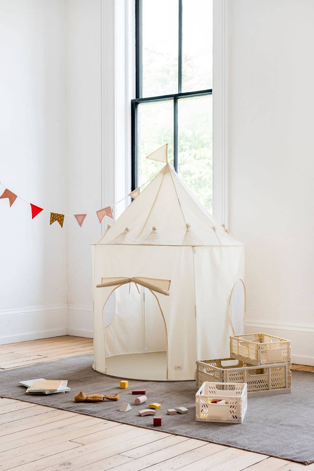 Modern Folding Crate || Sand (Large)