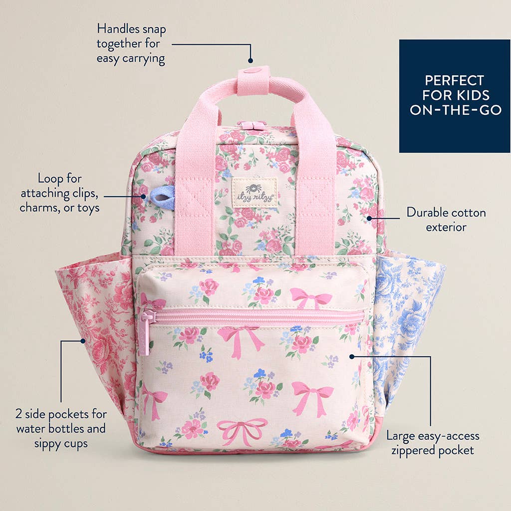 Itzy Bitzy Backpack| Ribbons + Roses